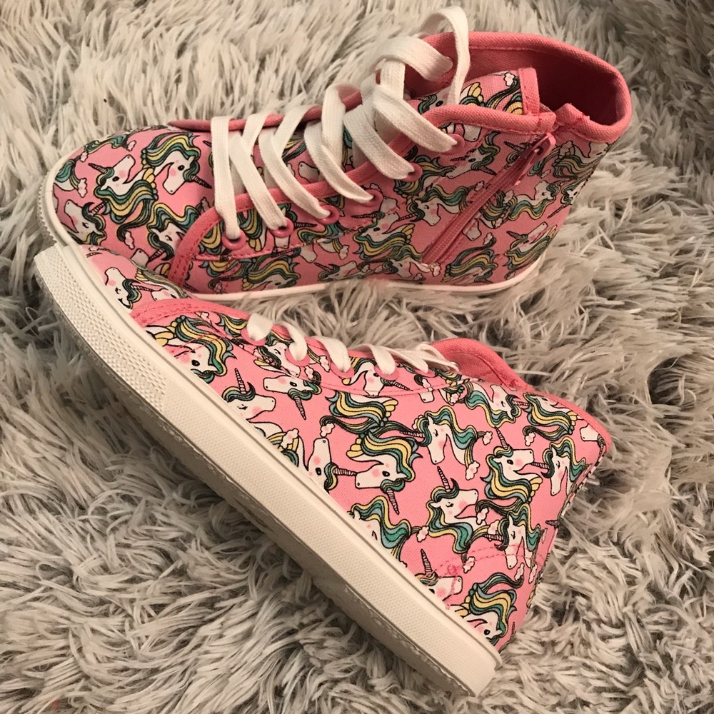 Girls unicorn sneakers